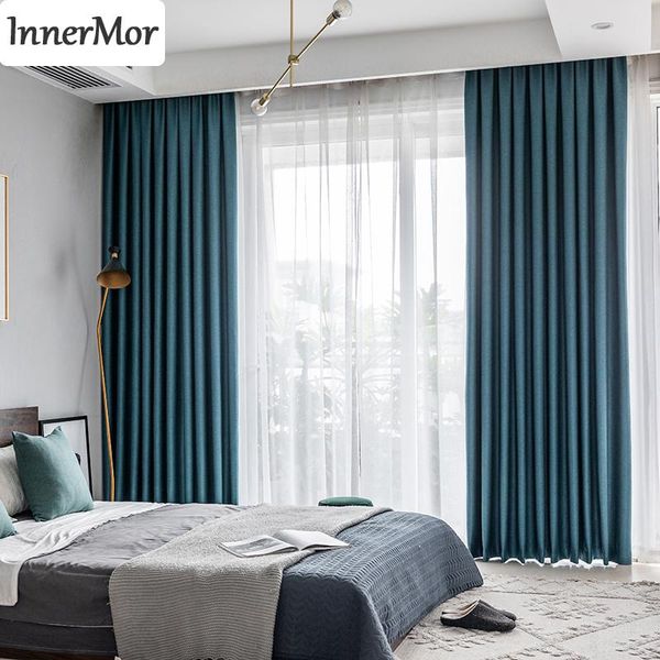 curtain & drapes innermor blackout for living room solid color home decor drape soft faux linen curtains bedroom high shading rate
curtain & drapes innermor blackout for living room solid color home decor drape soft faux linen curtains bedroom high shading rate