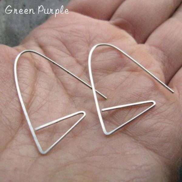 hoop & huggie handmade geometric triangle earrings 925 silver jewelry minimalism orecchini brincos oorbellen pendientes for women, Golden;silver
hoop & huggie handmade geometric triangle earrings 925 silver jewelry minimalism orecchini brincos oorbellen pendientes for women, Golden;silver