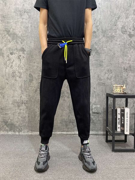 spring new casual pants men's korean fashion brand solid color versatile harlan leggings knitted leggings sports pants, Blue
spring new casual pants men's korean fashion brand solid color versatile harlan leggings knitted leggings sports pants, Blue