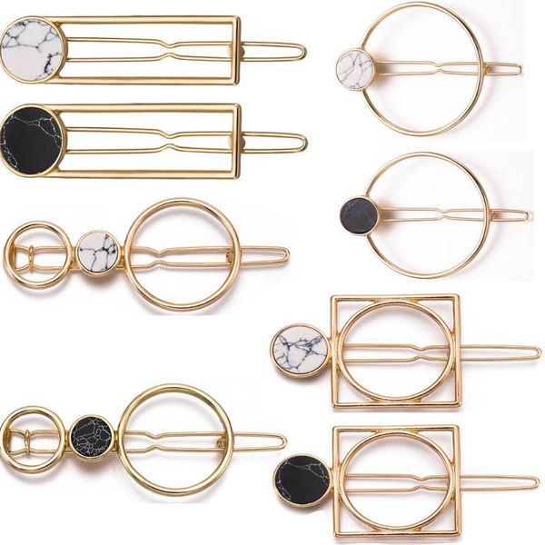 hair clips & barrettes 2021 retro fashion women girls metal circle square natural stone hairpins wedding clip accessories, Golden;silver
hair clips & barrettes 2021 retro fashion women girls metal circle square natural stone hairpins wedding clip accessories, Golden;silver