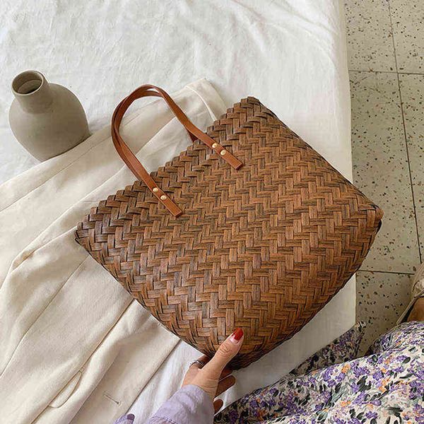 shopping bags summer straw women large capacity shoulder rattan handmade handbag woven lady beach designer bolsas sac 220318
shopping bags summer straw women large capacity shoulder rattan handmade handbag woven lady beach designer bolsas sac 220318