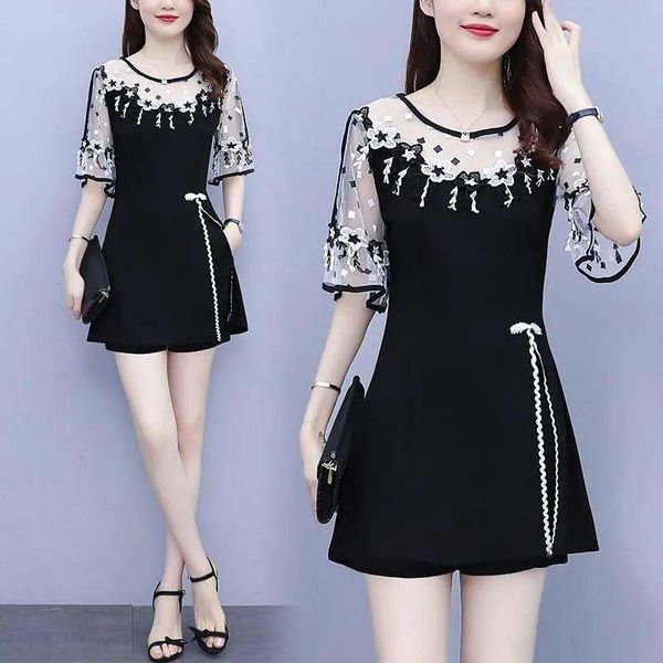 women's tracksuits short suits 2021 summer fashion loose t-shirt pants casual lace crop and shorts two piece sets for women ladies, Gray
women's tracksuits short suits 2021 summer fashion loose t-shirt pants casual lace crop and shorts two piece sets for women ladies, Gray