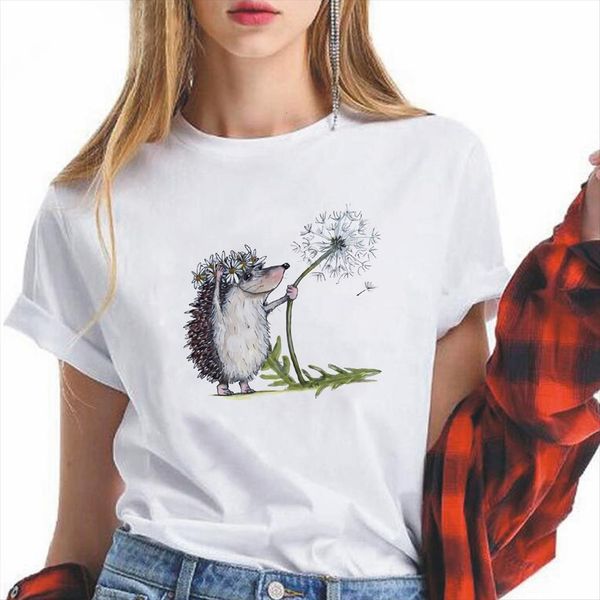 oversized cartoon hedgehog dandelion graphic womens tee instagram clothes funny streetwear russia free, White
oversized cartoon hedgehog dandelion graphic womens tee instagram clothes funny streetwear russia free, White