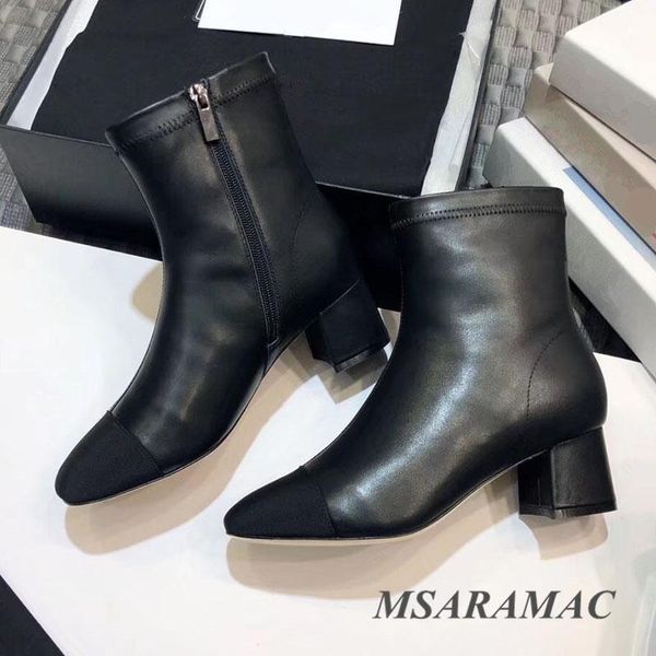 boots winter elegant ladies stitching ankle leather round head square high-heeled black wool warm work
boots winter elegant ladies stitching ankle leather round head square high-heeled black wool warm work