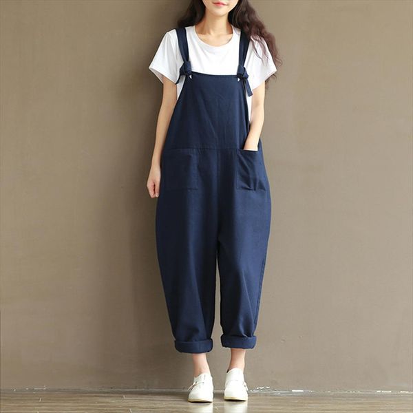 vintage loose strap belt womens jumpsuits bib pants trousers casual overall summer women pantalones, Black;white
vintage loose strap belt womens jumpsuits bib pants trousers casual overall summer women pantalones, Black;white