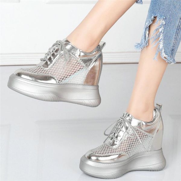 punk oxfords shoes women lace up genuine leather wedges high heel pumps shoes female breathable mesh round toe fashion sneakers, Black
punk oxfords shoes women lace up genuine leather wedges high heel pumps shoes female breathable mesh round toe fashion sneakers, Black