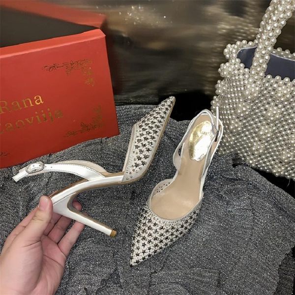 sandals summer pointed rhinestone stiletto high-heeled hollow bridal wedding shoes crystal banquet dress all-match daily female, Black
sandals summer pointed rhinestone stiletto high-heeled hollow bridal wedding shoes crystal banquet dress all-match daily female, Black