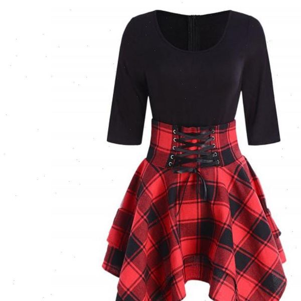 summer women dress casual o neck lace up tartan plaid print half sleeve asymmetrical mini sundress 903059, Black;gray
summer women dress casual o neck lace up tartan plaid print half sleeve asymmetrical mini sundress 903059, Black;gray