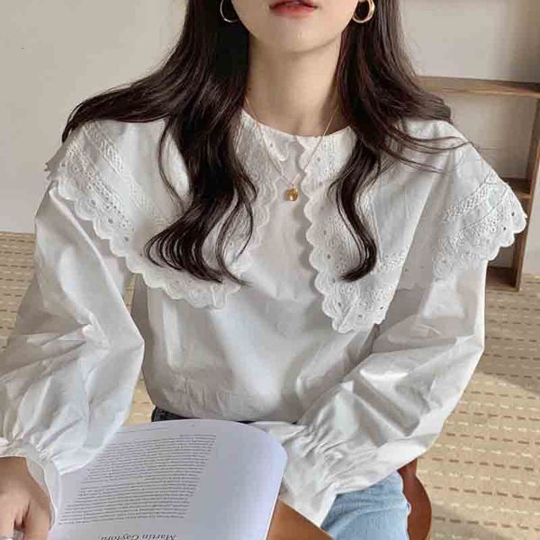 2021 new arrival elegant shirt cotton sew lantern cuff korean-style doll blouse clothes u76a, Black;white
2021 new arrival elegant shirt cotton sew lantern cuff korean-style doll blouse clothes u76a, Black;white