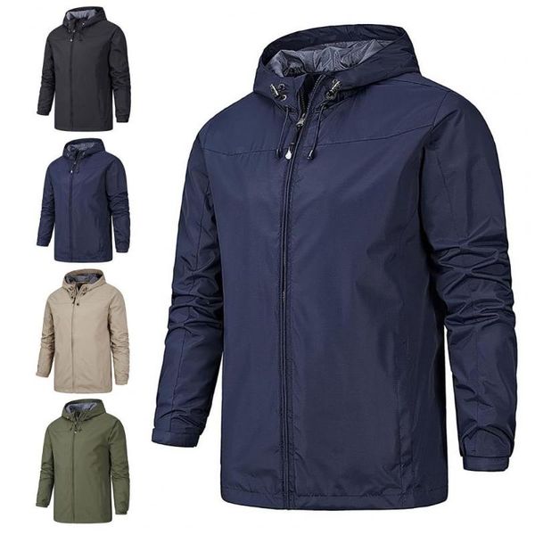 men's jackets autumn fashion hooded windproof men jacket drawstring outerwear, Black;brown
men's jackets autumn fashion hooded windproof men jacket drawstring outerwear, Black;brown