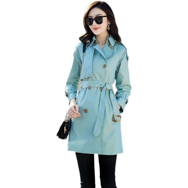 women's trench coats long classic windbreaker waterproof british high-end english style autumn winter gabadian solid color size coat a2, Tan;black
women's trench coats long classic windbreaker waterproof british high-end english style autumn winter gabadian solid color size coat a2, Tan;black