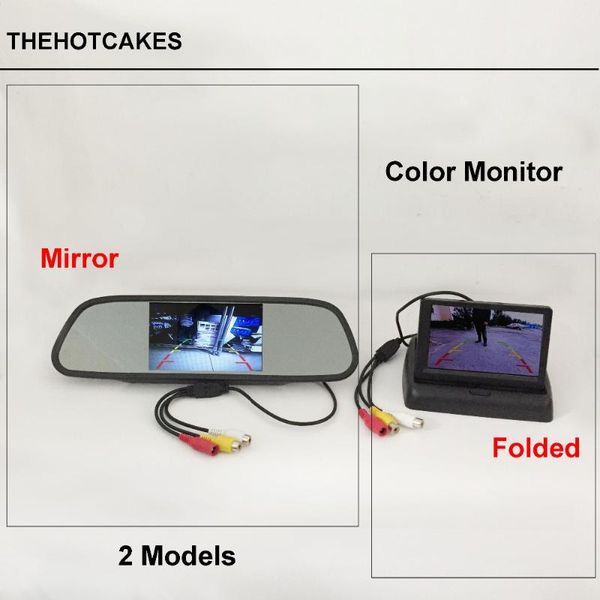 car video thecakes rearview mirror monitor / folded screen display lcd ntsc pal color tv security system for reverse rear camera
car video thecakes rearview mirror monitor / folded screen display lcd ntsc pal color tv security system for reverse rear camera
