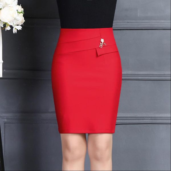 2021 new arrivals women office skirt fashion casual office solid brooch high waist package hip skirt red black mini skirt
2021 new arrivals women office skirt fashion casual office solid brooch high waist package hip skirt red black mini skirt