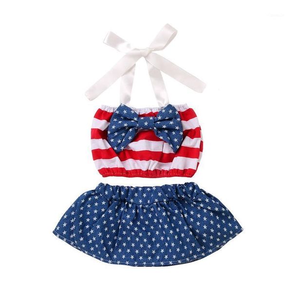 independence day outfits v-neck baby girl tie up star stripe print halterneck tank skirt bowknot bobby pin 2-7 years clothing sets, White
independence day outfits v-neck baby girl tie up star stripe print halterneck tank skirt bowknot bobby pin 2-7 years clothing sets, White