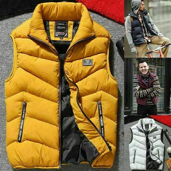 men's vests winter korean warm down quilted vest body sleeveless padded jacket thicken coat outwear m-8xl, Black;white
men's vests winter korean warm down quilted vest body sleeveless padded jacket thicken coat outwear m-8xl, Black;white