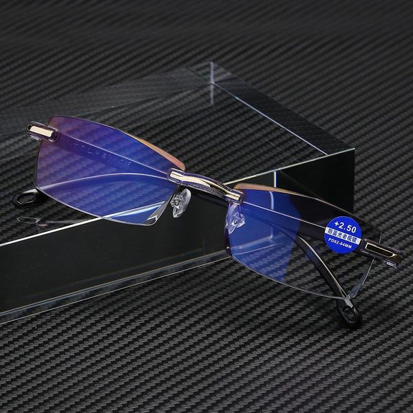fashion sunglasses frames anti blue light blocking rimless reading glasses women men square frameless presbyopic diopters eyewear 1.0 1.5 2, Black
fashion sunglasses frames anti blue light blocking rimless reading glasses women men square frameless presbyopic diopters eyewear 1.0 1.5 2, Black