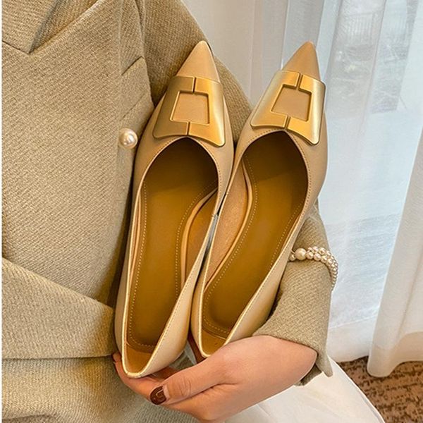 dress shoes white fashion high-heeled women retro shallow mouth metal buckle pointed temperament party single, Black
dress shoes white fashion high-heeled women retro shallow mouth metal buckle pointed temperament party single, Black