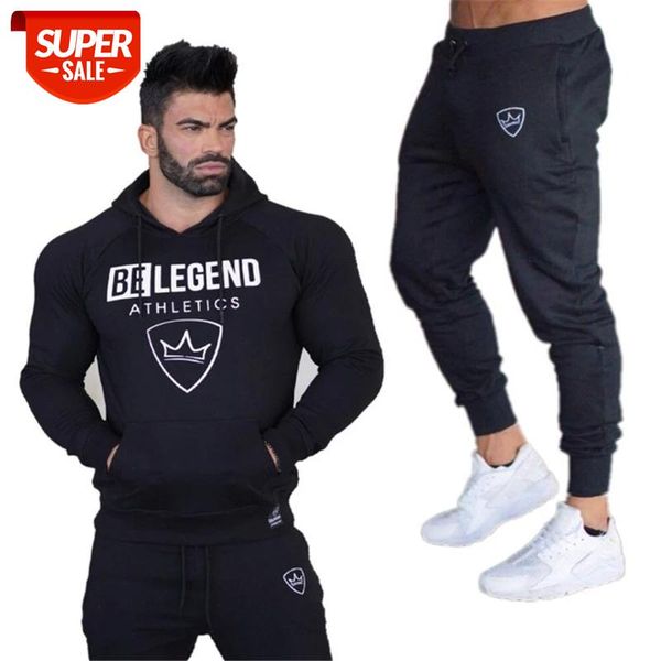 Men's Sets Two-piece Sportswear cotton Running suit Men's gym Hoodies+trousers men sports Suits bodybuilding hoodie Men Suits #1C28, Gray
Men's Sets Two-piece Sportswear cotton Running suit Men's gym Hoodies+trousers men sports Suits bodybuilding hoodie Men Suits #1C28, Gray