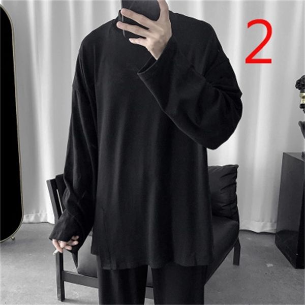 sleeve 2021 men autumn new middle-aged men's silk crew neck t-shirt 6ctb, White;black
sleeve 2021 men autumn new middle-aged men's silk crew neck t-shirt 6ctb, White;black