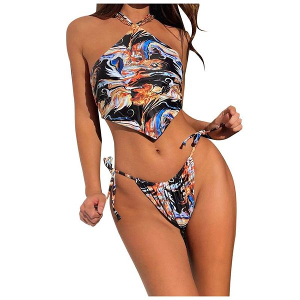 women's swimwear bikinis 2021 woman floral print swimsuit 2 pieces high waist thongs g strings brazilian women push up brasileño, White;black
women's swimwear bikinis 2021 woman floral print swimsuit 2 pieces high waist thongs g strings brazilian women push up brasileño, White;black