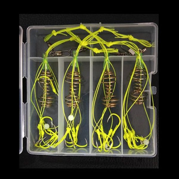 explosion fishing hooks luorescent anti-hanging end throw rod hook spring lure f waist drum bait cage 4*6pcs hooks
explosion fishing hooks luorescent anti-hanging end throw rod hook spring lure f waist drum bait cage 4*6pcs hooks