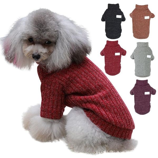 dog apparel autumn winter clothes for small pet simple knitwear warm turtleneck sweater medium dogs to keep
dog apparel autumn winter clothes for small pet simple knitwear warm turtleneck sweater medium dogs to keep