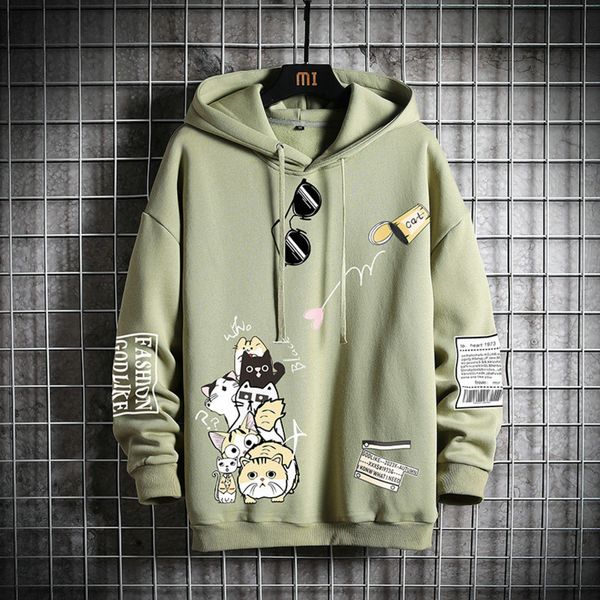 autumn and winter plush hooded sweater men's large fashion thick cloth pullover student warm coat, Black
autumn and winter plush hooded sweater men's large fashion thick cloth pullover student warm coat, Black