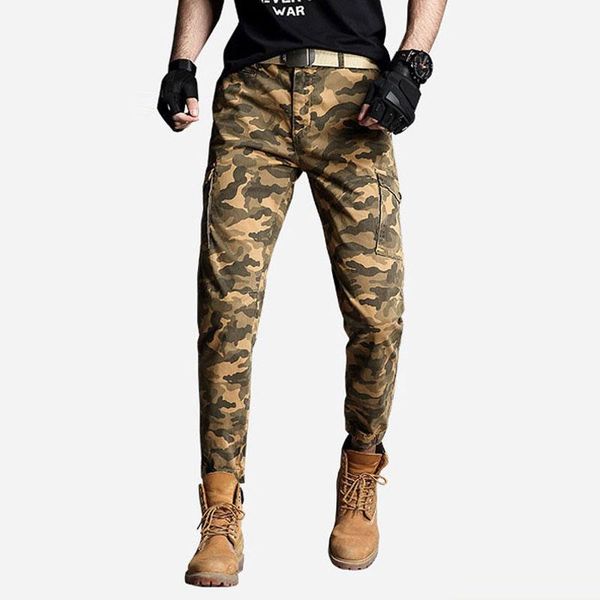 men's jeans ly designer fashion men multi pockets casual cargo pants streetwear military camouflage hip hop joggers trousers, Blue
men's jeans ly designer fashion men multi pockets casual cargo pants streetwear military camouflage hip hop joggers trousers, Blue