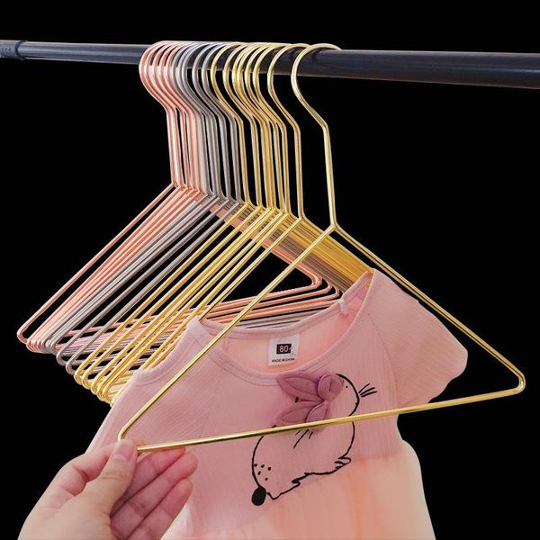 hangers & racks 10 pcs golden children's clothes hanger clothing store triangle metal hanging long hook
hangers & racks 10 pcs golden children's clothes hanger clothing store triangle metal hanging long hook