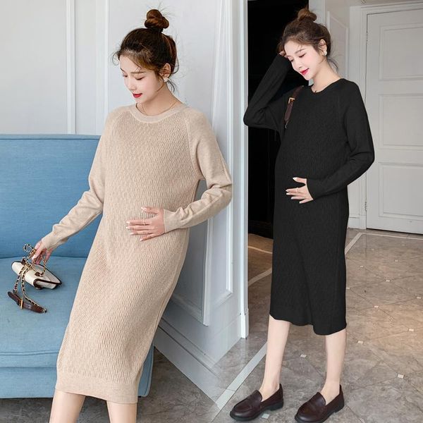 maternity dresses autumn winter korean women clothes knitted long dress thermal chic ins pullovers sweaters for pregnant pregnancy, White
maternity dresses autumn winter korean women clothes knitted long dress thermal chic ins pullovers sweaters for pregnant pregnancy, White