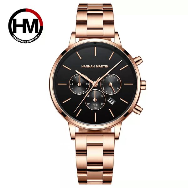 2022 japanese quartz movement men's watch 3 small plate fashion brand hm hannah martin ladies watches elegant simple leisure waterproof, Slivery;brown
2022 japanese quartz movement men's watch 3 small plate fashion brand hm hannah martin ladies watches elegant simple leisure waterproof, Slivery;brown