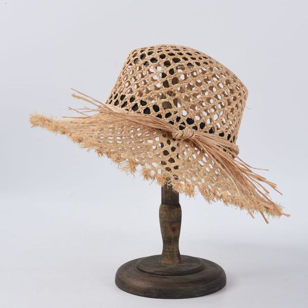 2021 new fashion brand hollow out raffia for women wide brim summer sun bucket fringed beach hat vacation dress derby accessories tt4s, Blue;gray
2021 new fashion brand hollow out raffia for women wide brim summer sun bucket fringed beach hat vacation dress derby accessories tt4s, Blue;gray