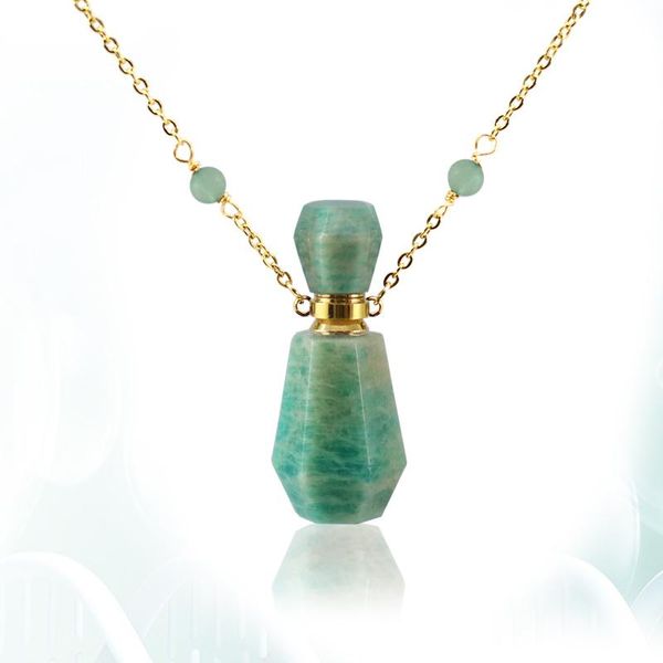 pendant necklaces 1pc perfume bottle multi-kind natural stone essential oil bottles white quartz amazonite necklace women, Silver
pendant necklaces 1pc perfume bottle multi-kind natural stone essential oil bottles white quartz amazonite necklace women, Silver