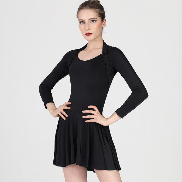 latin dance dress autumn black long sleeves practice clothes samba rumba cha cha tango costume women ballroom dresses vdb2469, Black;red
latin dance dress autumn black long sleeves practice clothes samba rumba cha cha tango costume women ballroom dresses vdb2469, Black;red