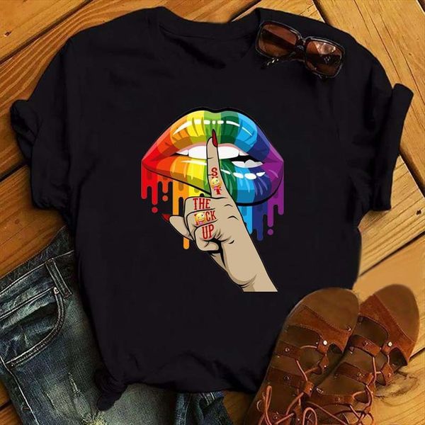 fashion lips graphic colorful lip men t shirts and women casual round neck black tees funny leopard girls tshirts, White;black
fashion lips graphic colorful lip men t shirts and women casual round neck black tees funny leopard girls tshirts, White;black