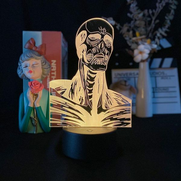 night lights anime led light attack on titan colossus for bedroom decor kid birthday gift manga shingeki no kyojin 3d lamp
night lights anime led light attack on titan colossus for bedroom decor kid birthday gift manga shingeki no kyojin 3d lamp