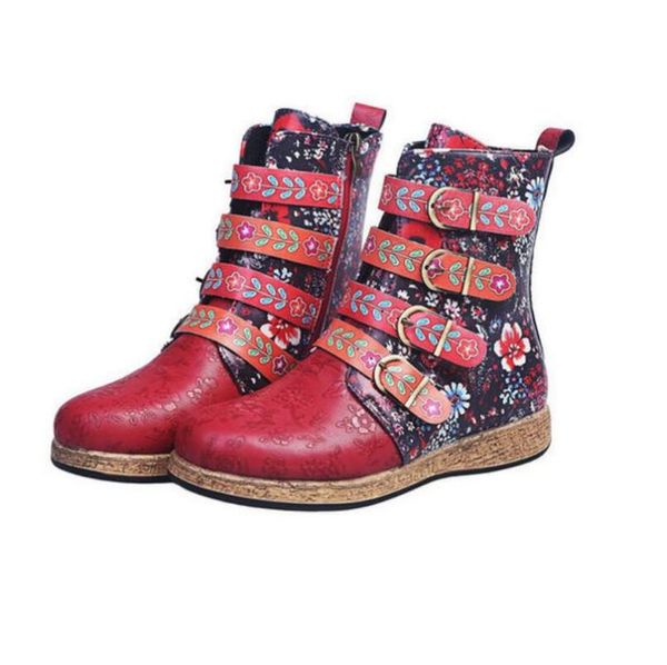 boots women vintage floral printed ankle buckle ladies casual shoes ethnic style short plush botas mujer, Black
boots women vintage floral printed ankle buckle ladies casual shoes ethnic style short plush botas mujer, Black