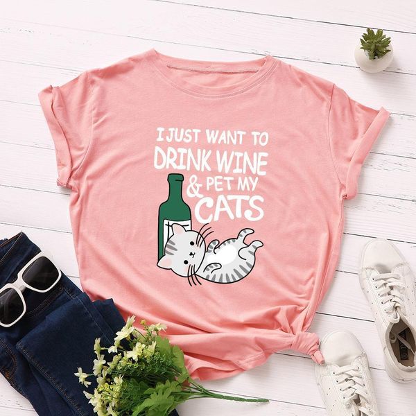 2021 cute cat letter cartoon 100% cotton short-sleeved women's t-shirt casual soft female t-shirt women plus size harajuku top, White
2021 cute cat letter cartoon 100% cotton short-sleeved women's t-shirt casual soft female t-shirt women plus size harajuku top, White