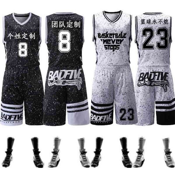 new cuba men's diy camouflage basketball suit summer student match team uniform, Gray
new cuba men's diy camouflage basketball suit summer student match team uniform, Gray