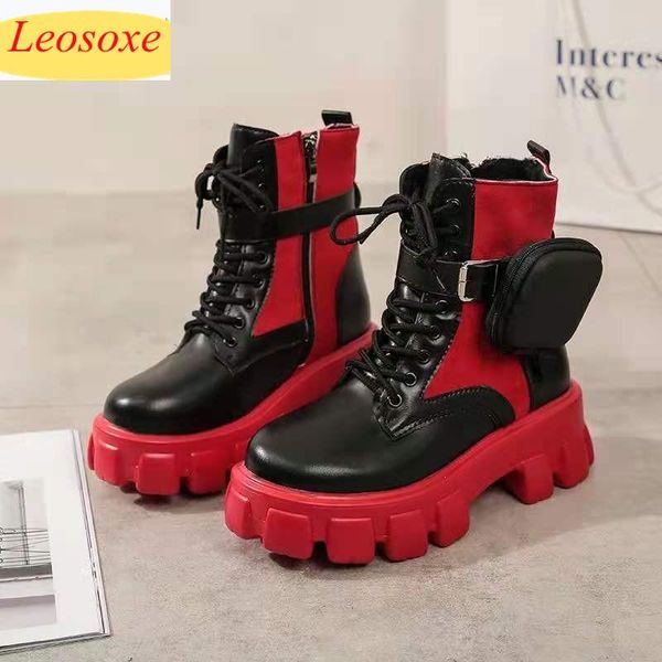 boots 2021 arrival fashion women black ankle leather platform pocket shoes comfort womens red big43
boots 2021 arrival fashion women black ankle leather platform pocket shoes comfort womens red big43