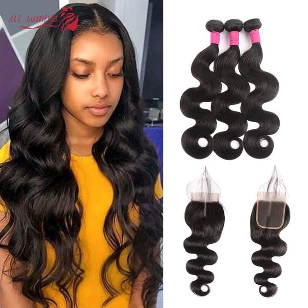 human hair bulks body wave bundles with lace closure natural color 100% weave brazilian remy extension, Black
human hair bulks body wave bundles with lace closure natural color 100% weave brazilian remy extension, Black