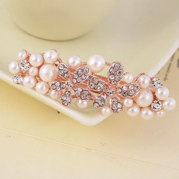 Hair Clips & Barrettes All-match Pearl Barrette Sweet And Romantic Women's Fashion Accessories, Golden;silver
Hair Clips & Barrettes All-match Pearl Barrette Sweet And Romantic Women's Fashion Accessories, Golden;silver