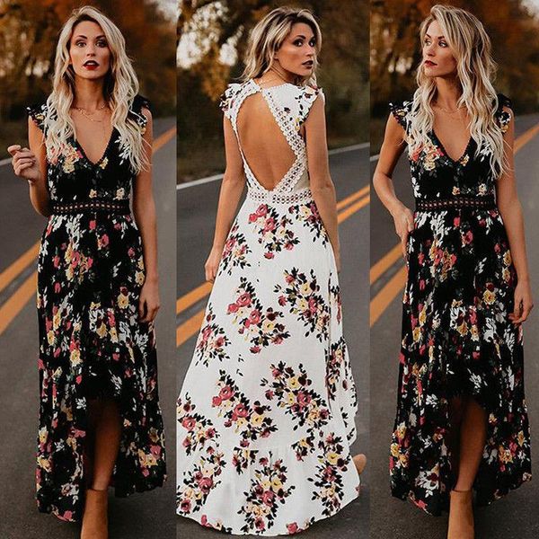 casual dresses 2021 women summer boho holiday beach dress v-neck party maxi sleeveless backless vintage split black white floral printed, Black;gray
casual dresses 2021 women summer boho holiday beach dress v-neck party maxi sleeveless backless vintage split black white floral printed, Black;gray