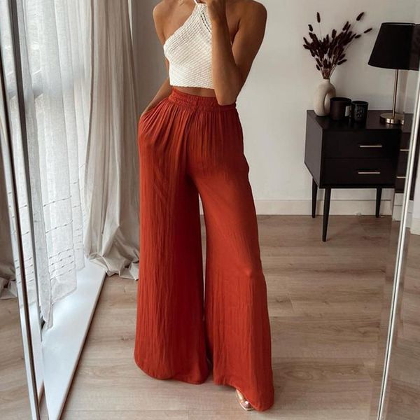 women's pants & capris 2021 women wide leg vintage fashion hight-waist casual trousers y2k pantalon pour femme, Black;white
women's pants & capris 2021 women wide leg vintage fashion hight-waist casual trousers y2k pantalon pour femme, Black;white