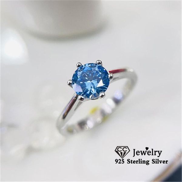 wedding rings classic six for women silver blue zircon engagement ring creative fashion jewelry accessories 1652, Slivery;golden
wedding rings classic six for women silver blue zircon engagement ring creative fashion jewelry accessories 1652, Slivery;golden