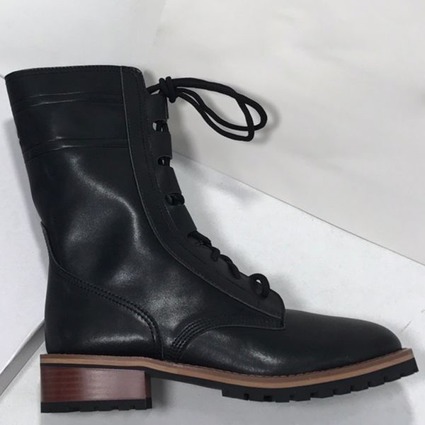 womens designer fashion martin boots boot-tube front side half hollowed design fall winter wooden chunky heeled motorcycle boot, Black
womens designer fashion martin boots boot-tube front side half hollowed design fall winter wooden chunky heeled motorcycle boot, Black