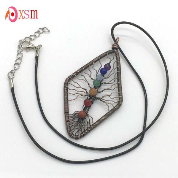 pendant necklaces xsm tree of life for women men reiki colorful 7 chakra beads wire wrap rhombus shape necklace amulet jewelry, Silver
pendant necklaces xsm tree of life for women men reiki colorful 7 chakra beads wire wrap rhombus shape necklace amulet jewelry, Silver