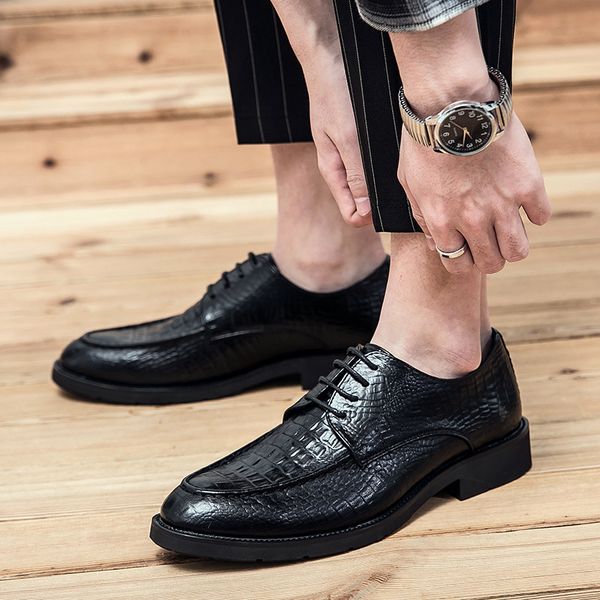 464748 size leather shoes mens large size pointed leather shoes men-business formal wear british leather shoes wedding grooms hair sty, Black
464748 size leather shoes mens large size pointed leather shoes men-business formal wear british leather shoes wedding grooms hair sty, Black