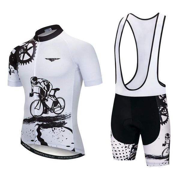 racing sets classic white black sports suit summer cycling jersey set road bicycle jerseys mtb breathable clothing, Black;blue
racing sets classic white black sports suit summer cycling jersey set road bicycle jerseys mtb breathable clothing, Black;blue