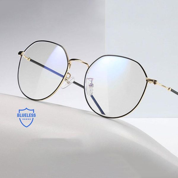 fashion sunglasses frames anti-blue ray and anti-radiation eyewear metal frame glasses full rim polygonal spectacles unisex, Black
fashion sunglasses frames anti-blue ray and anti-radiation eyewear metal frame glasses full rim polygonal spectacles unisex, Black